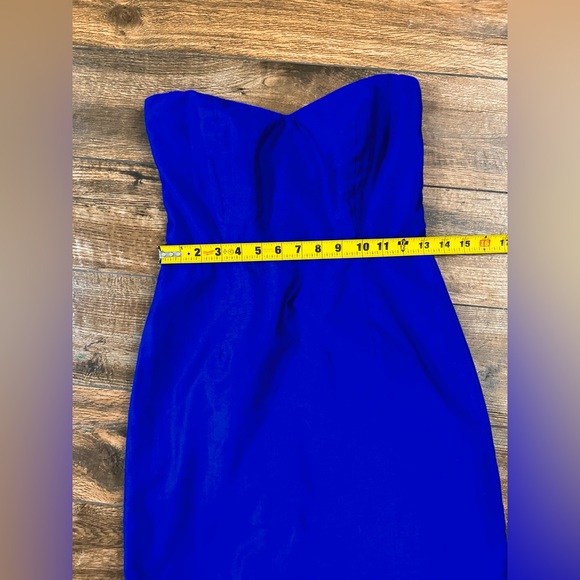 Royal Blue Judith March Mini Strapless Dress Small - Picture 12 of 12